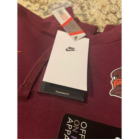 Virginia Tech Hokies Women's Club Hooded Sweatshirt - Picture 6 of 6